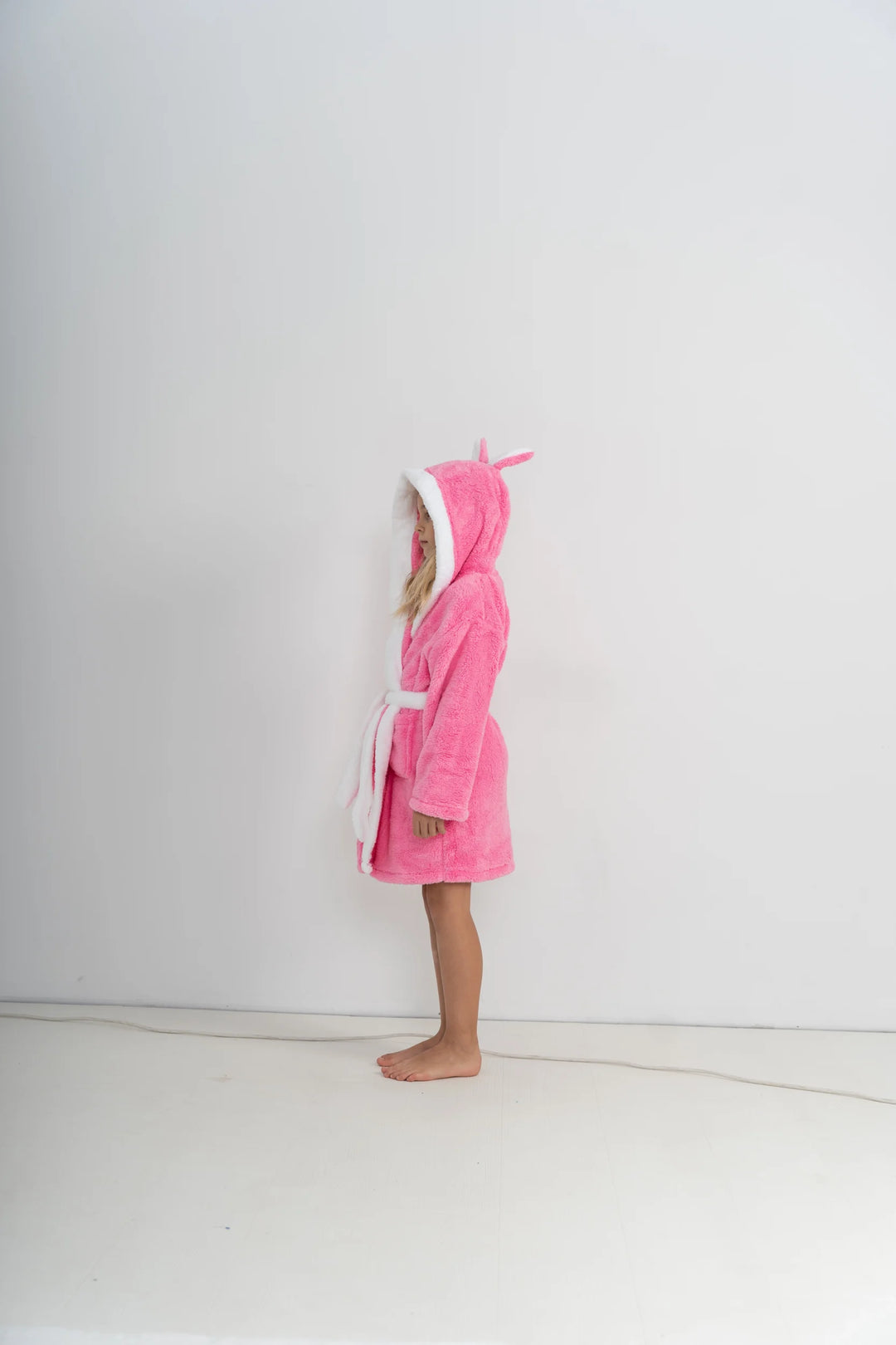 Szlafrok Dziecięcy Honey Bunny Pink, różowy, r. 110-134