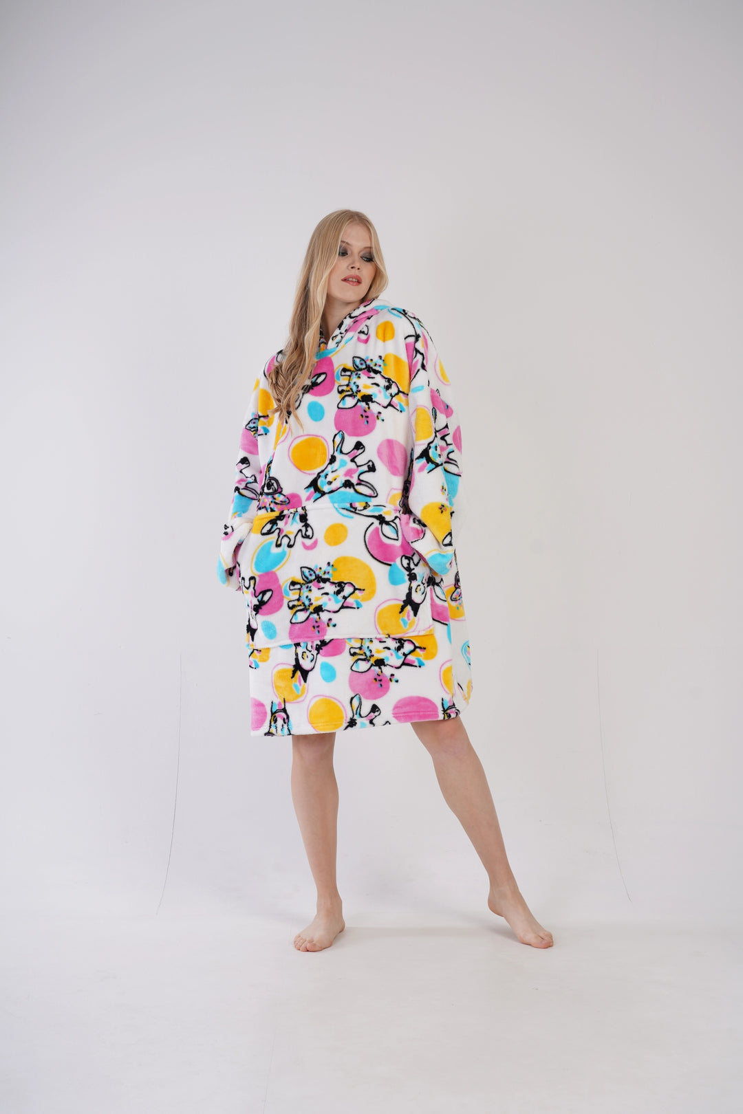 KOCOBLUZA Vienetta Blankie Freaky Giraffe, wielokolorowa, one-size