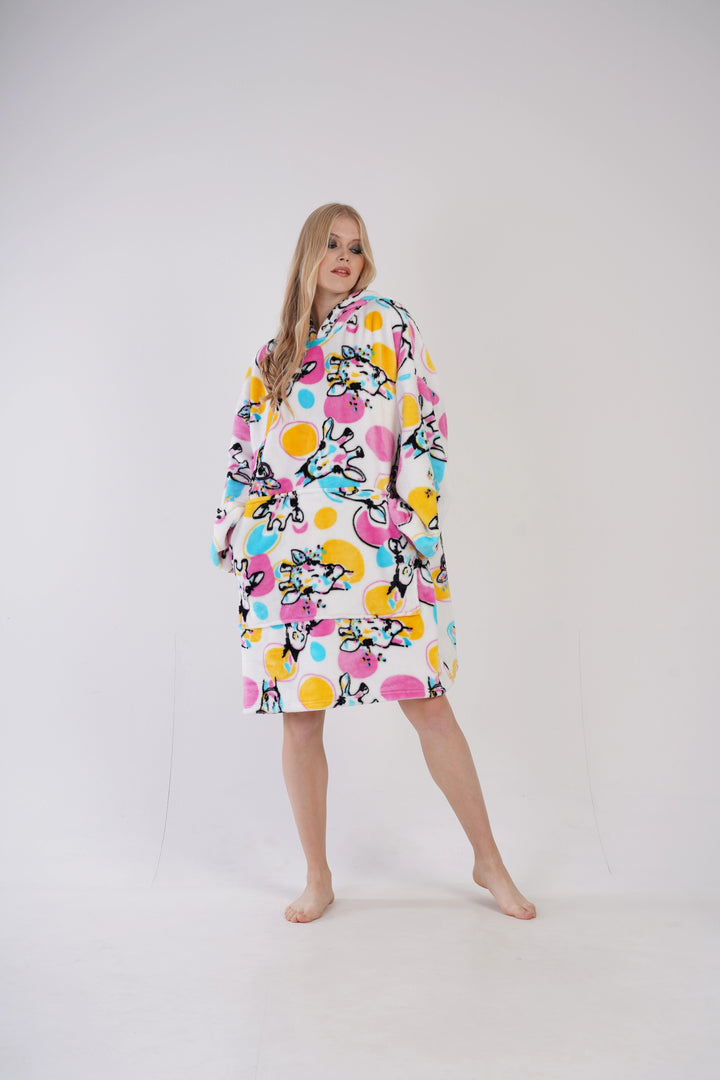 KOCOBLUZA Vienetta Blankie Freaky Giraffe, wielokolorowa, one-size