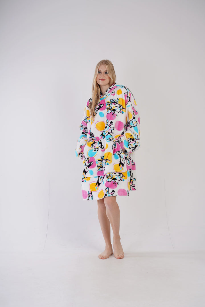 KOCOBLUZA Vienetta Blankie Freaky Giraffe, wielokolorowa, one-size