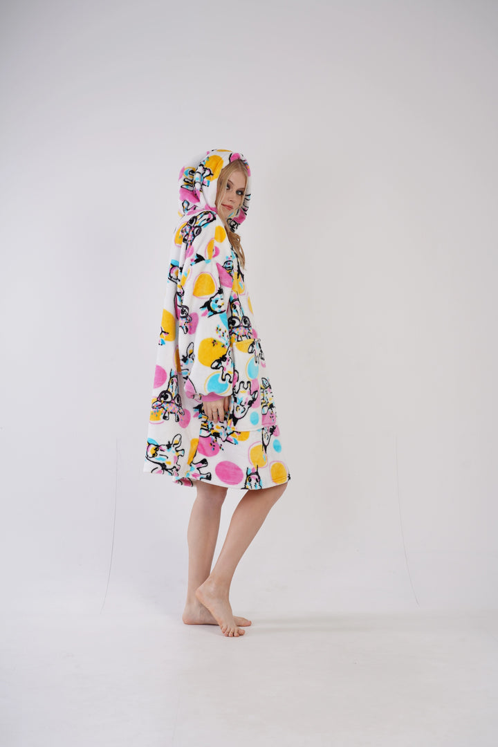 KOCOBLUZA Vienetta Blankie Freaky Giraffe, wielokolorowa, one-size