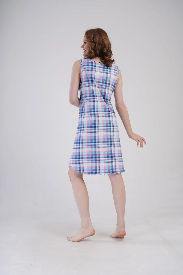 Koszula Nocna Vienetta Stipes, Różowy, r. M-XXL