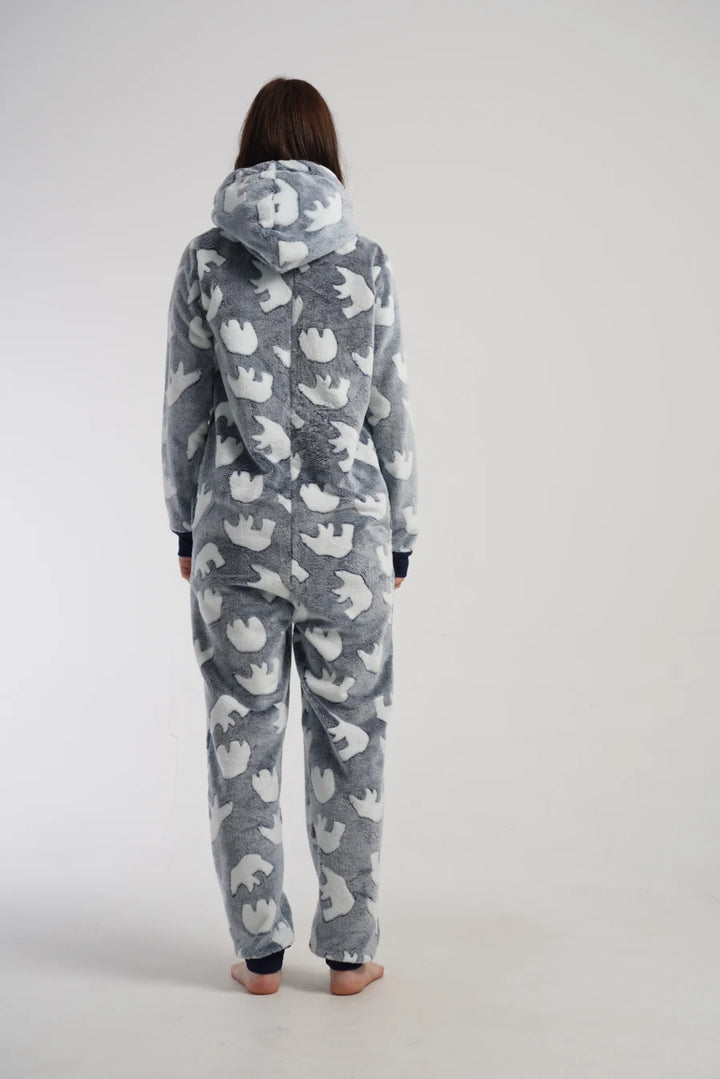 Kombinezon damski Vienetta, Polar Bear, CiemnoSzary, r. S-XL