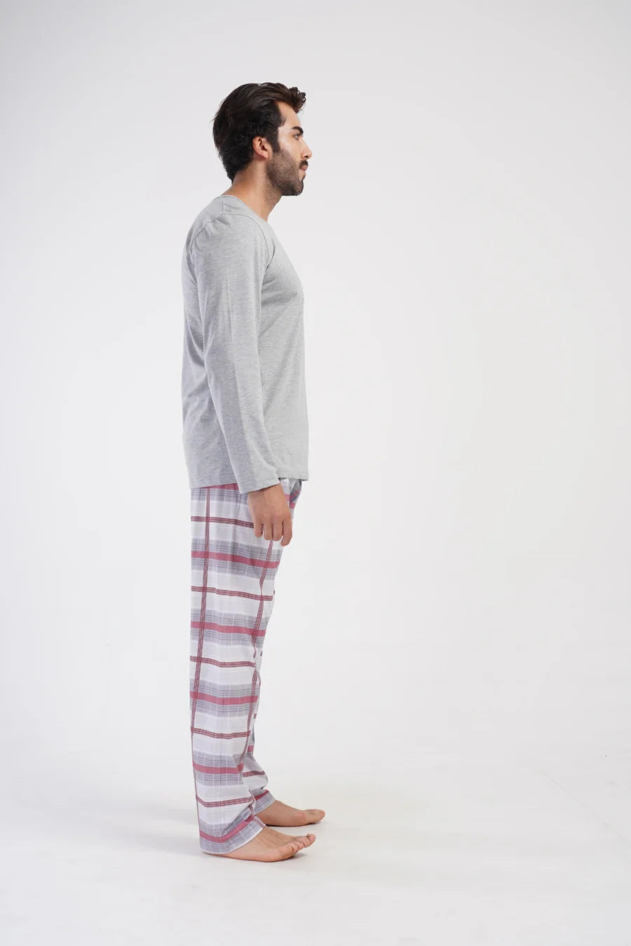 Piżama Męska Vienetta Limited, Szary, r. M-XXL