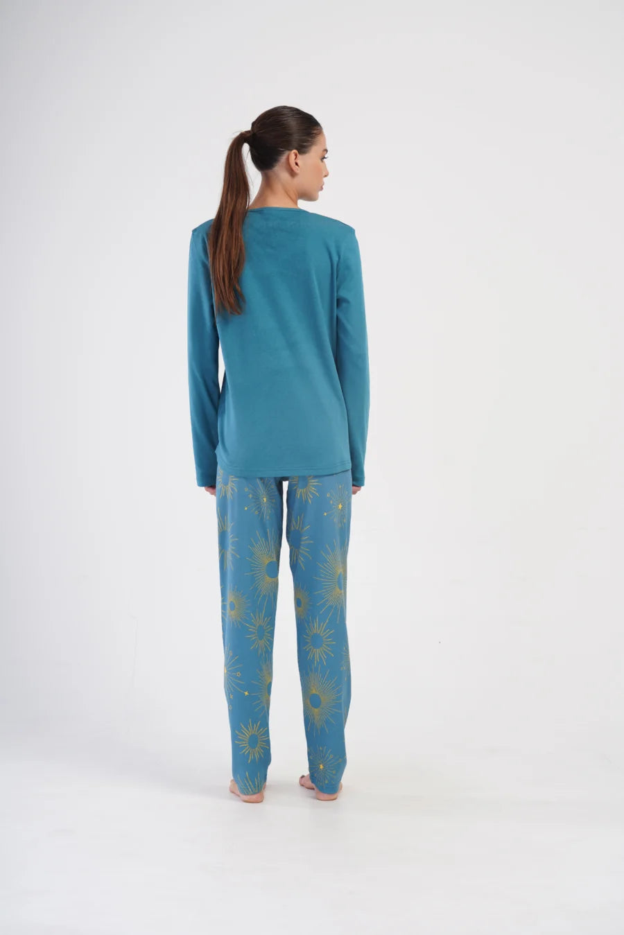 Piżama Damska Vienetta Light, Niebieski, r. 1XL-4XL