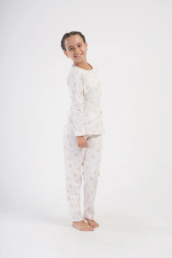 Piżama Dziecięca Vienetta Koala Dreams, Biały, r. 128-158