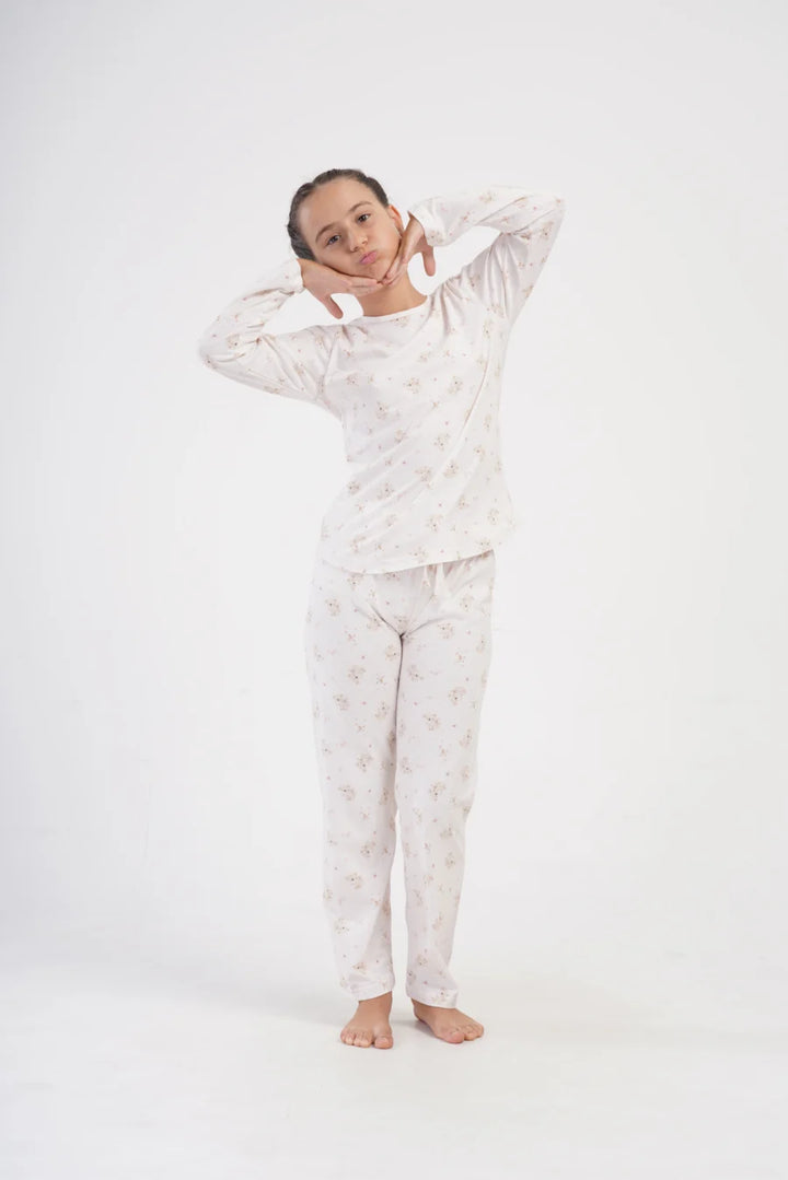 Piżama Dziecięca Vienetta Koala Dreams, Biały, r. 128-158