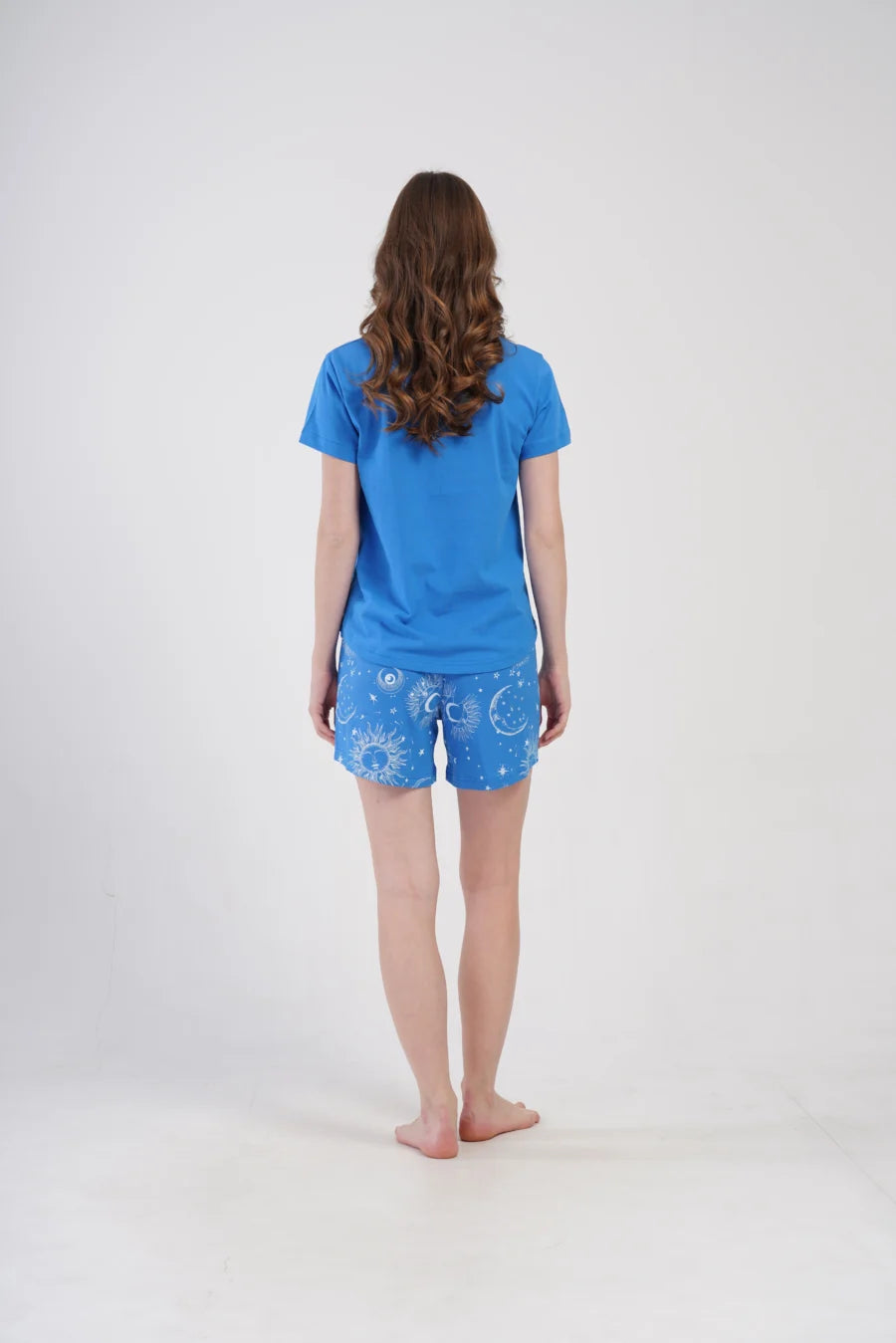 Piżama Damska Vienetta Magic, Niebieski, S -XL