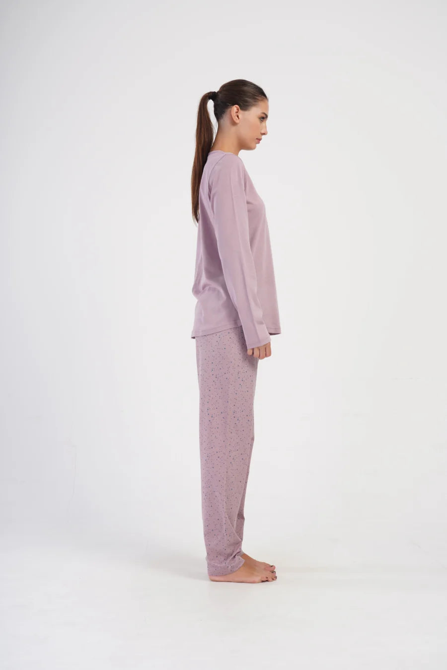 Piżama Damska Vienetta Stars, Różowy, r. 1XL-4XL