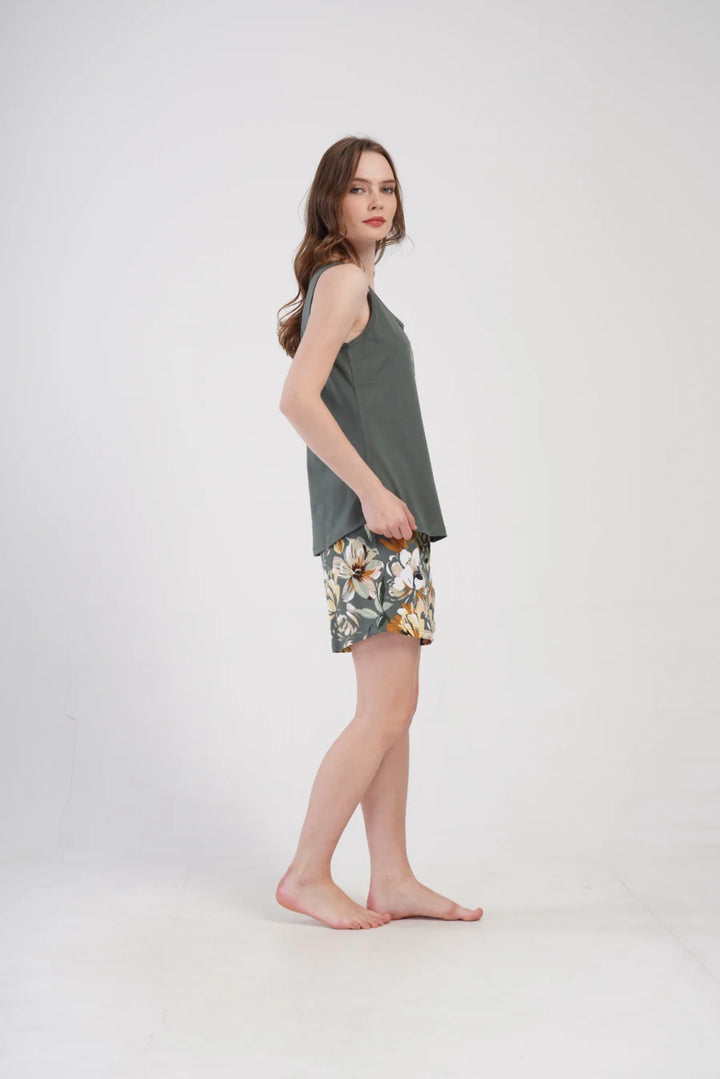 Piżama Damska Vienetta Wonderful, Zielony, 1XL-4XL