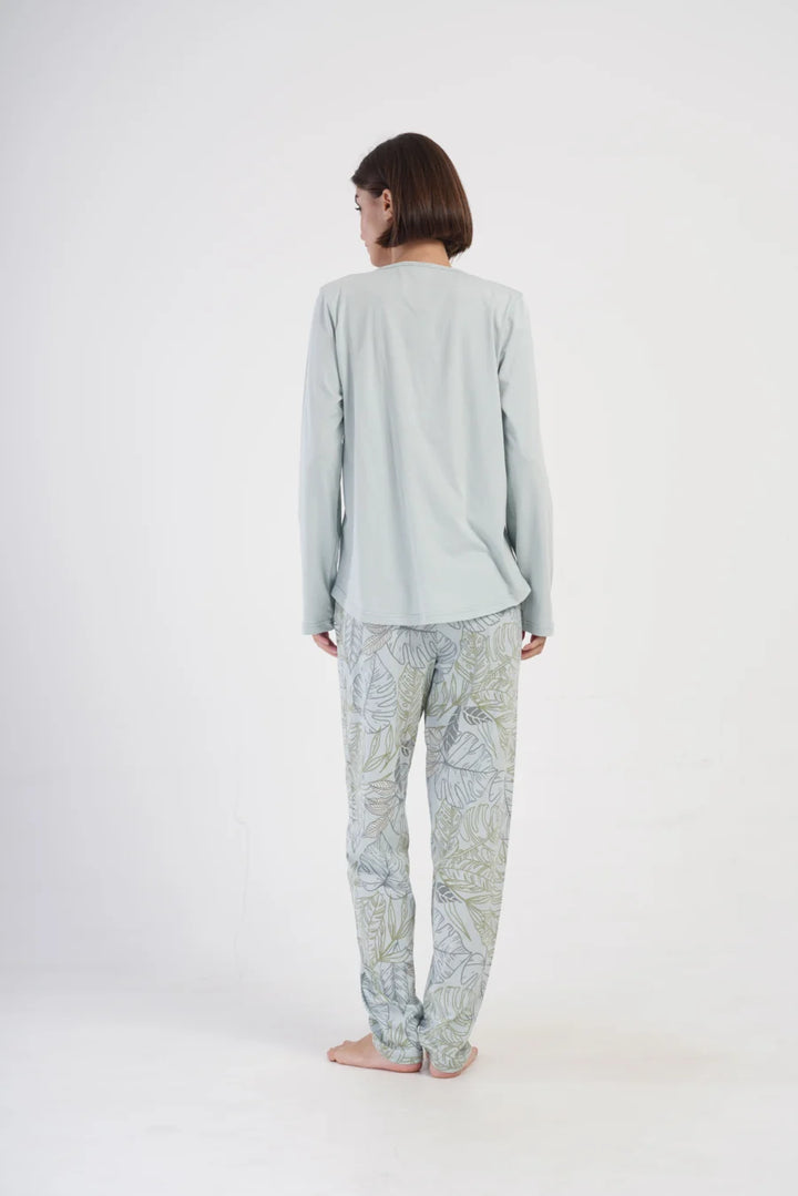 Piżama Damska Vienetta Good Thing, Miętowy, r. 1XL-4XL