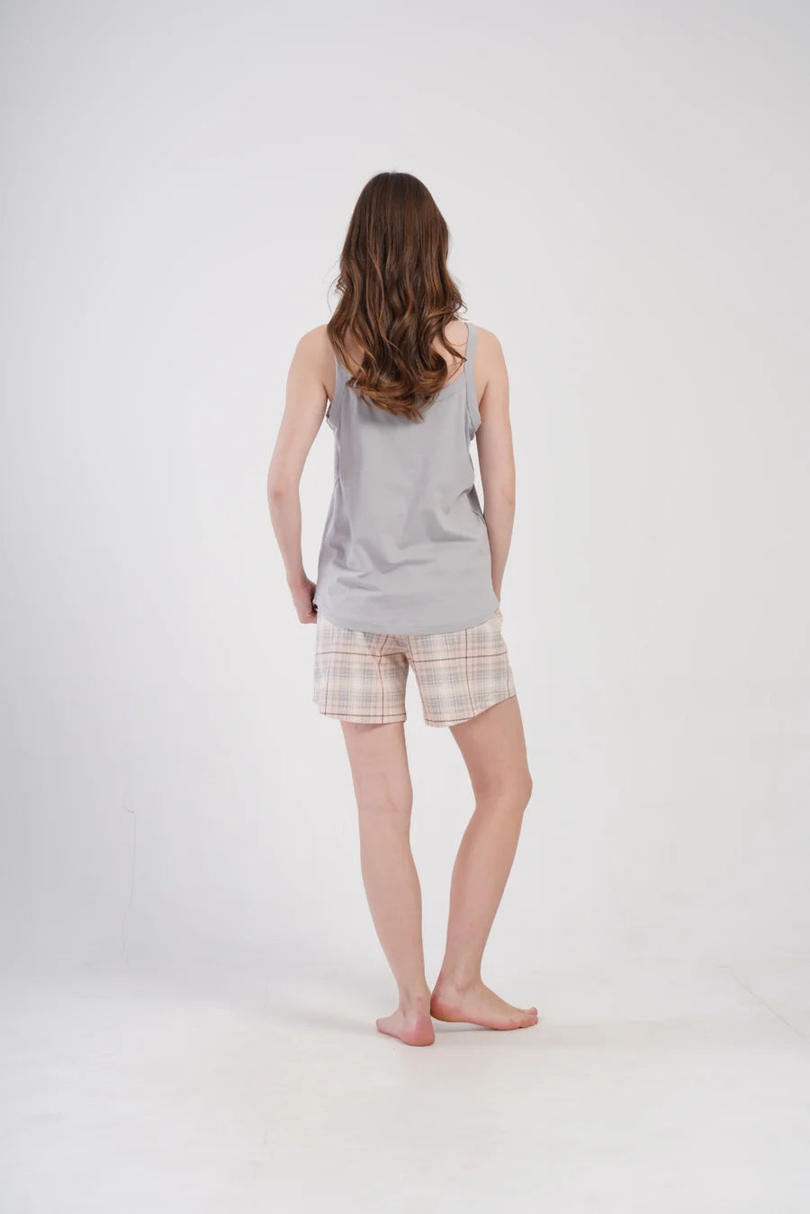 Piżama Damska Vienetta Coffe, Szary, 1XL-4XL