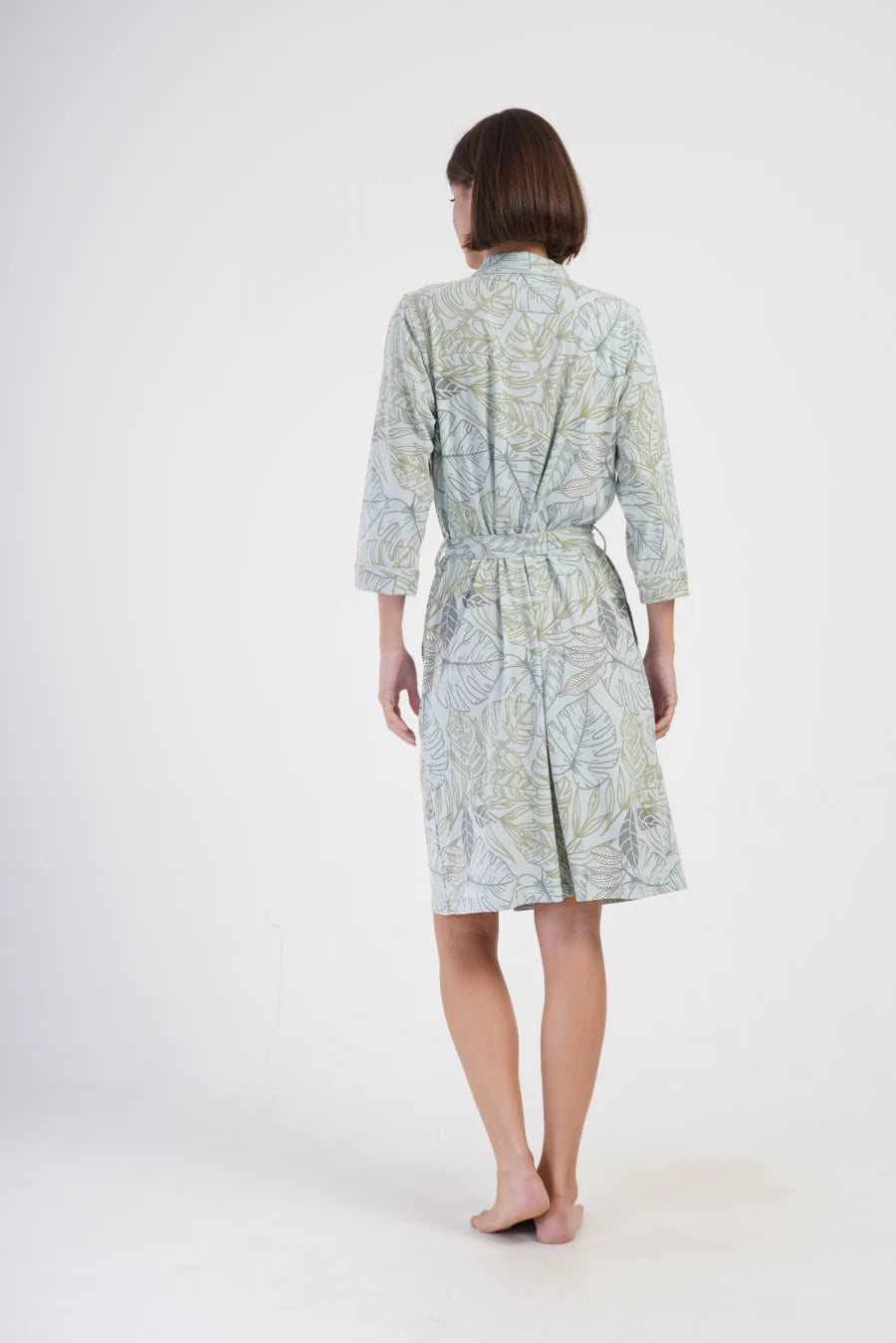 Szlafrok damski Vienetta Forest, Zielony, r. M-XXL