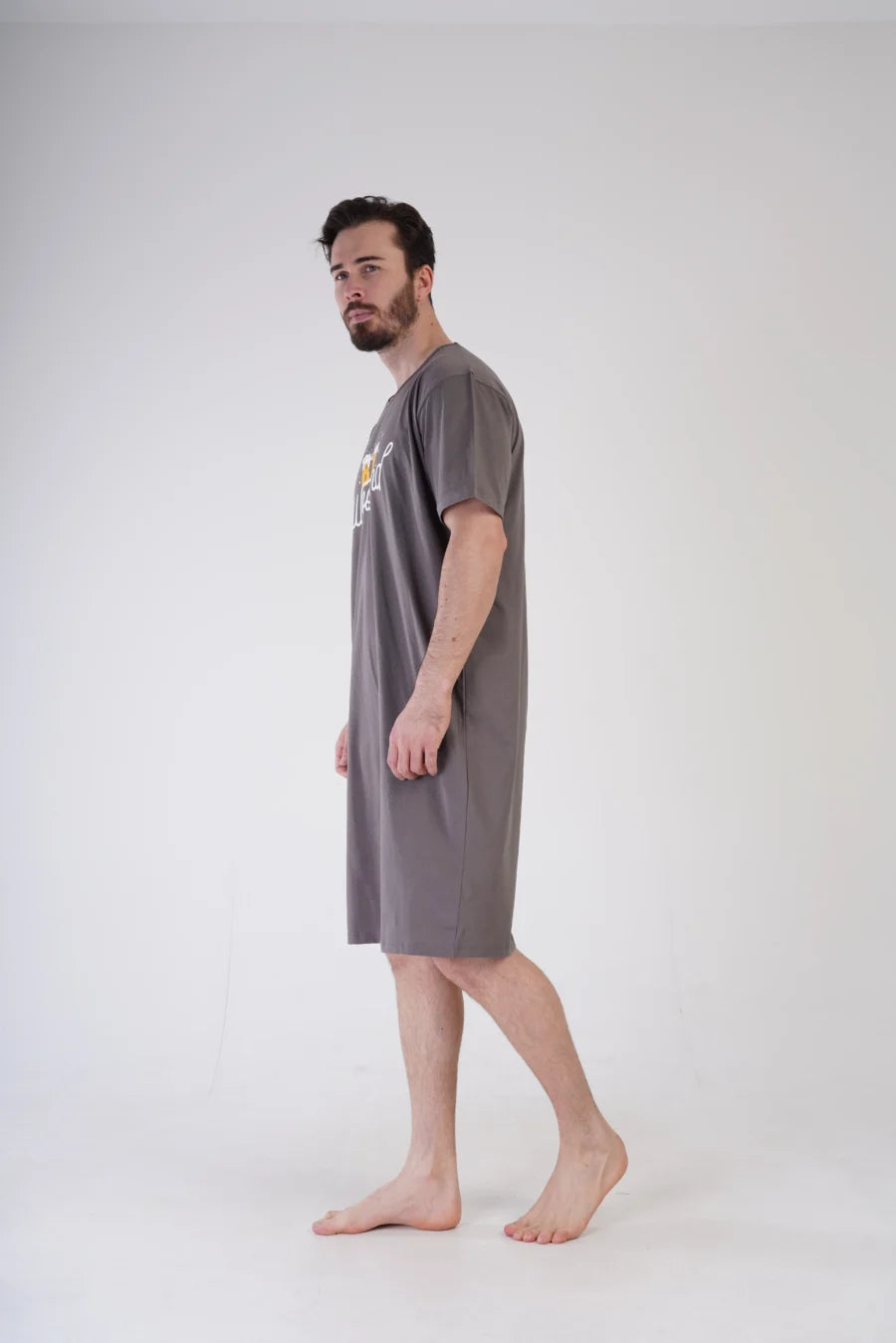 Koszula męska Vienetta Beer Weekend, Szary, r. L-XXXL