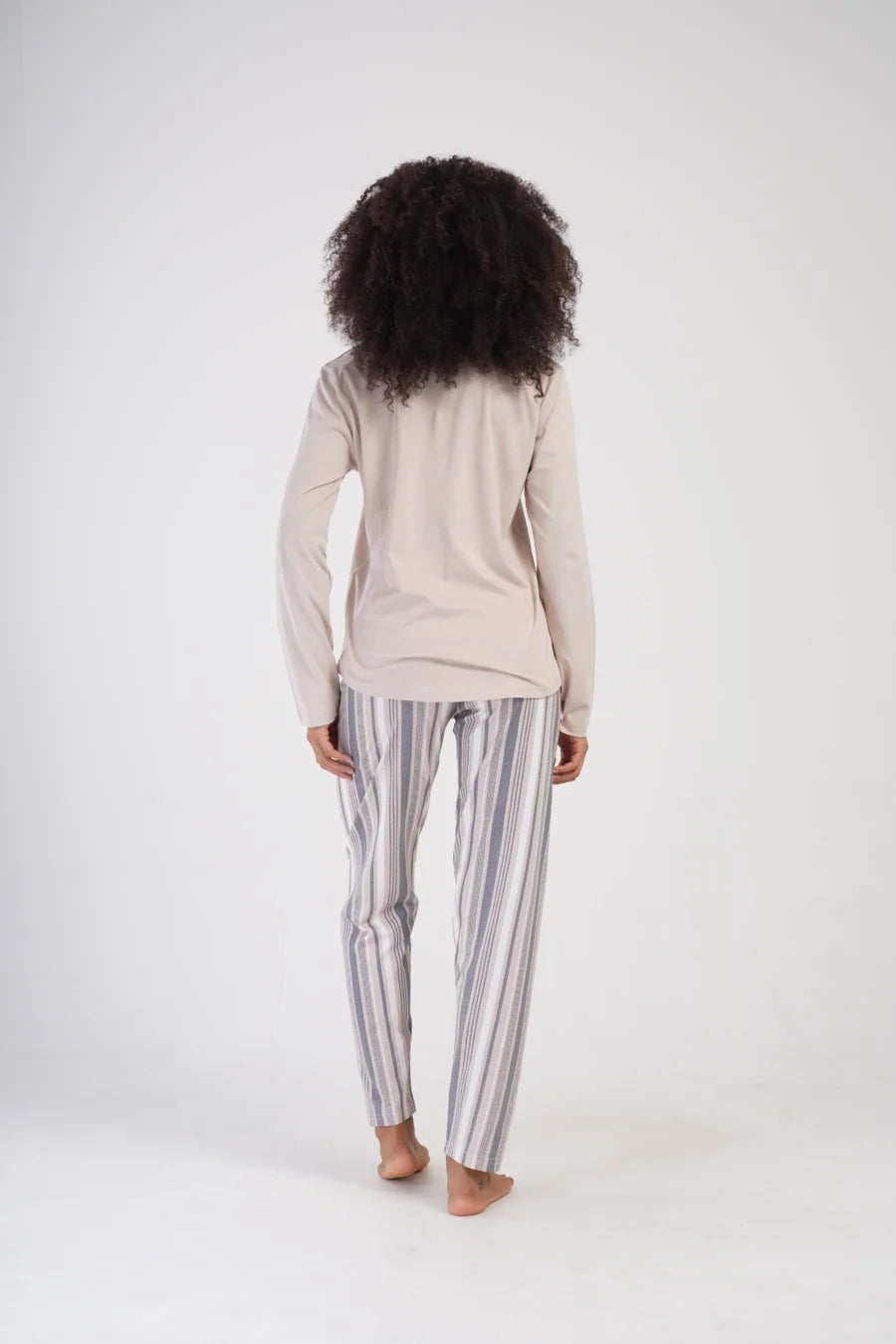 Piżama Damska Vienetta All Yours, Beżowy, r. 1XL-4XL