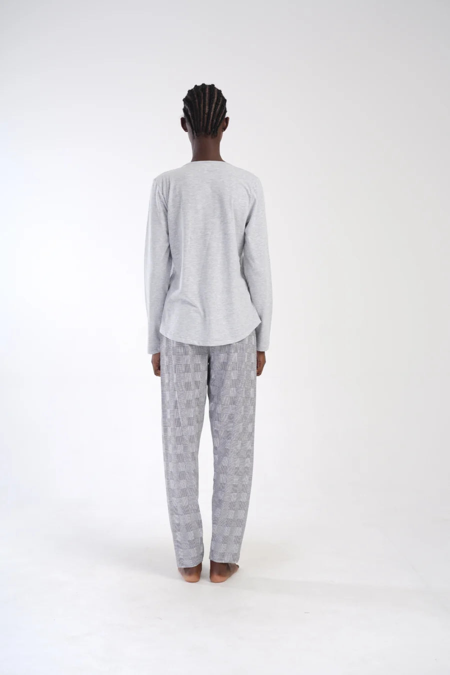 Piżama Damska Vienetta Dreamer, Szary, r. 5XL-7XL