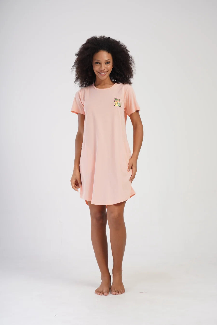 Koszula Nocna Vienetta Kindness, Różowy, r. M-XXL