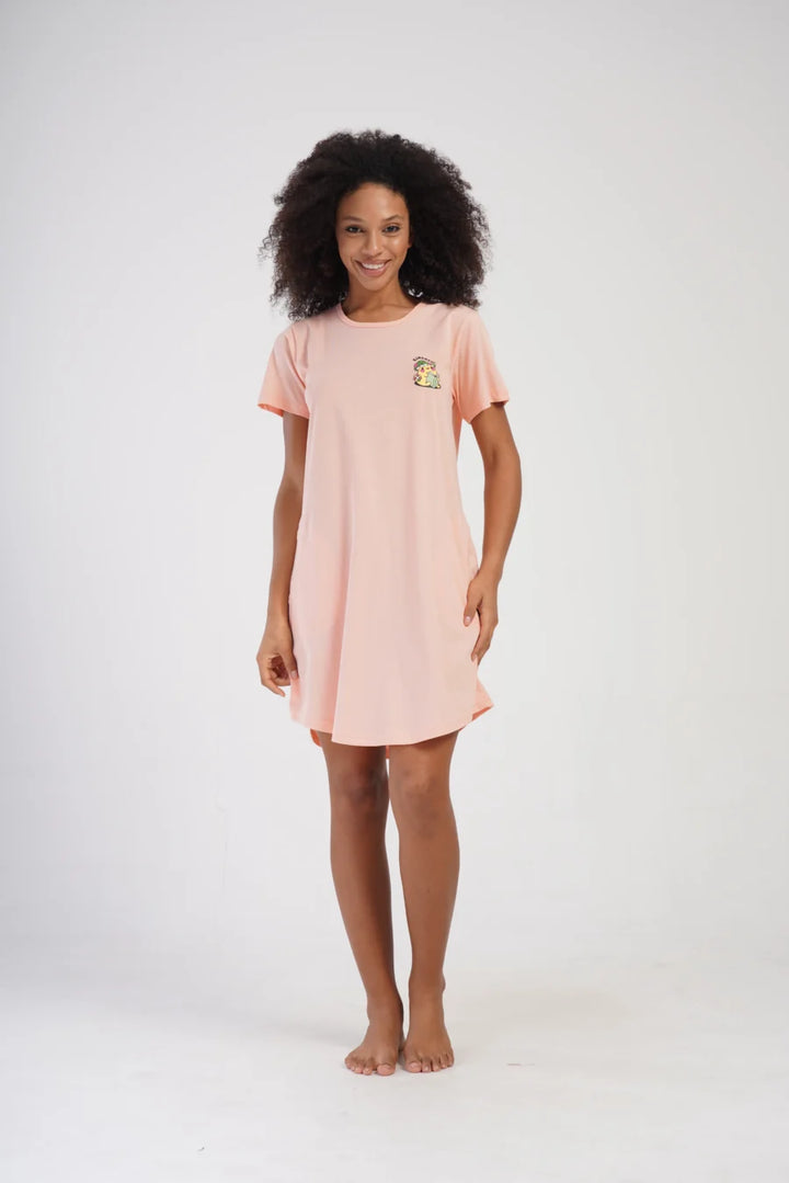 Koszula Nocna Vienetta Kindness, Różowy, r. M-XXL