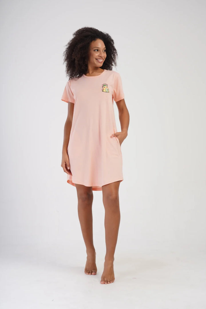 Koszula Nocna Vienetta Kindness, Różowy, r. M-XXL