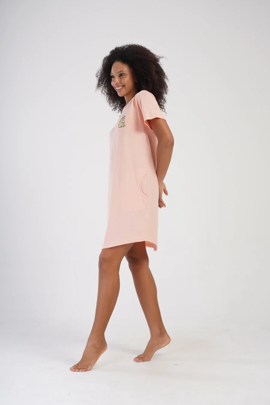 Koszula Nocna Vienetta Kindness, Różowy, r. M-XXL