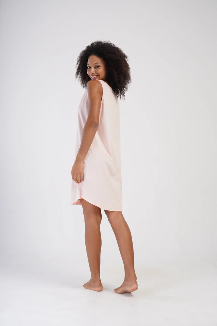 Koszula Nocna Damska Beach Vibes, Różowy, r. 1XL - 4XL