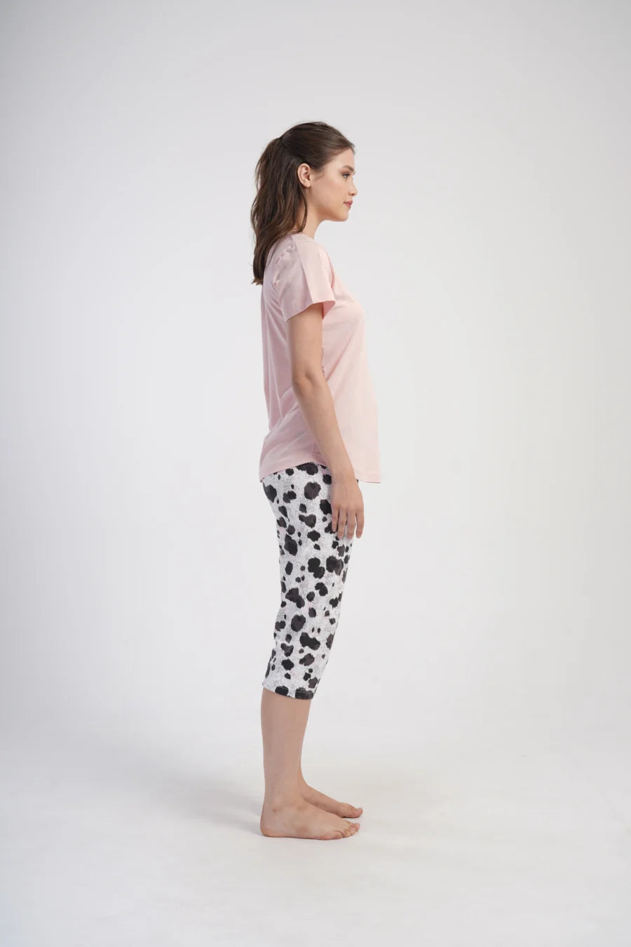 Piżama Damska Vienetta Magic Stars, Różowy r. L-XXL