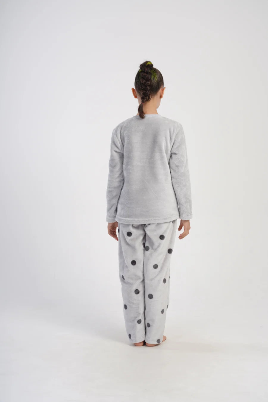 Piżama dziewczęca Vienetta Cute Cats, Grafitowa, r. 128-164