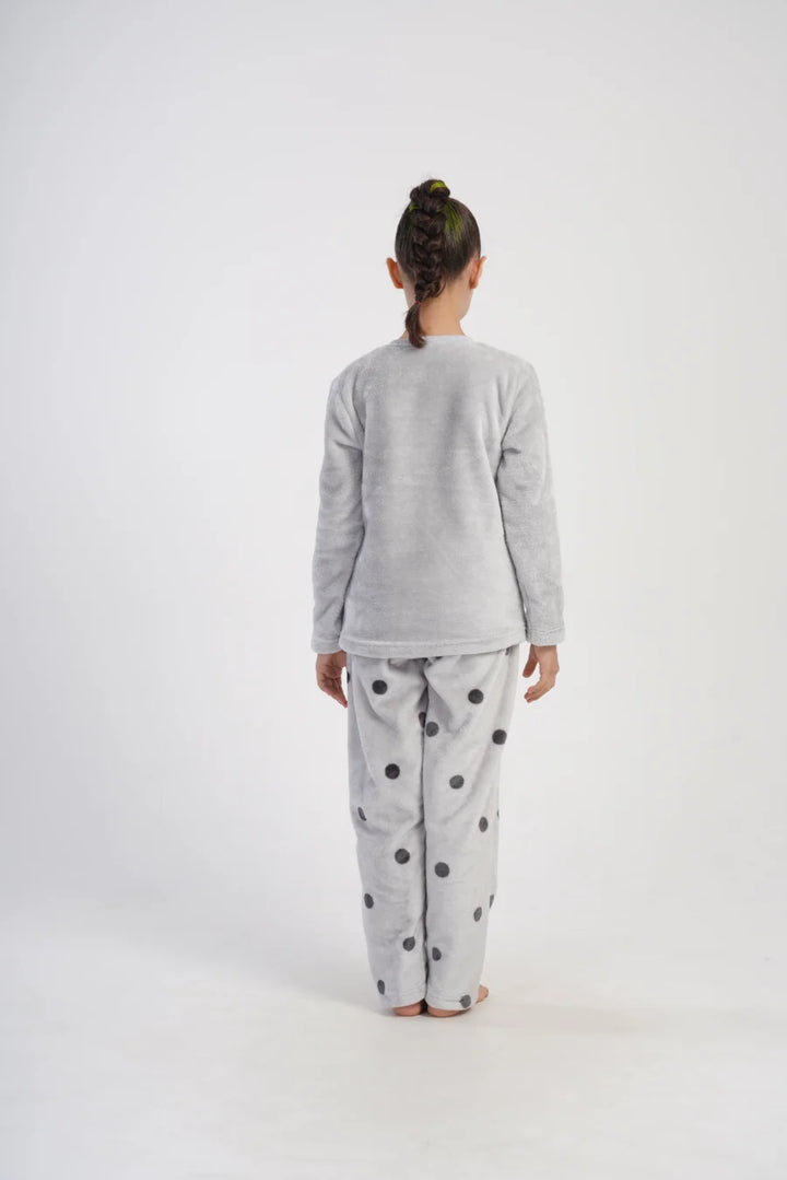 Piżama dziewczęca Vienetta Cute Cats, Grafitowa, r. 128-164