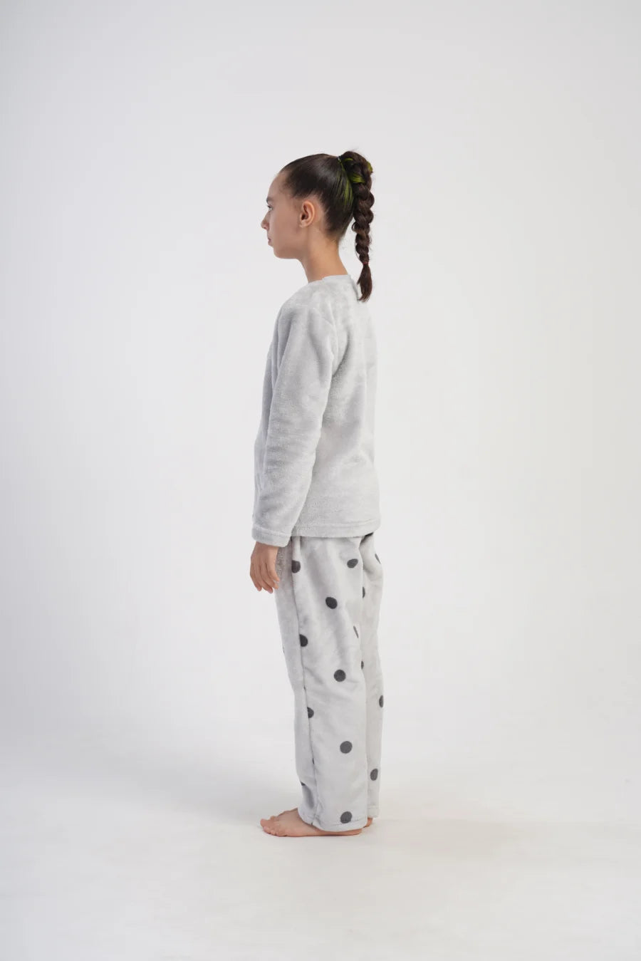 Piżama dziewczęca Vienetta Cute Cats, Grafitowa, r. 128-164