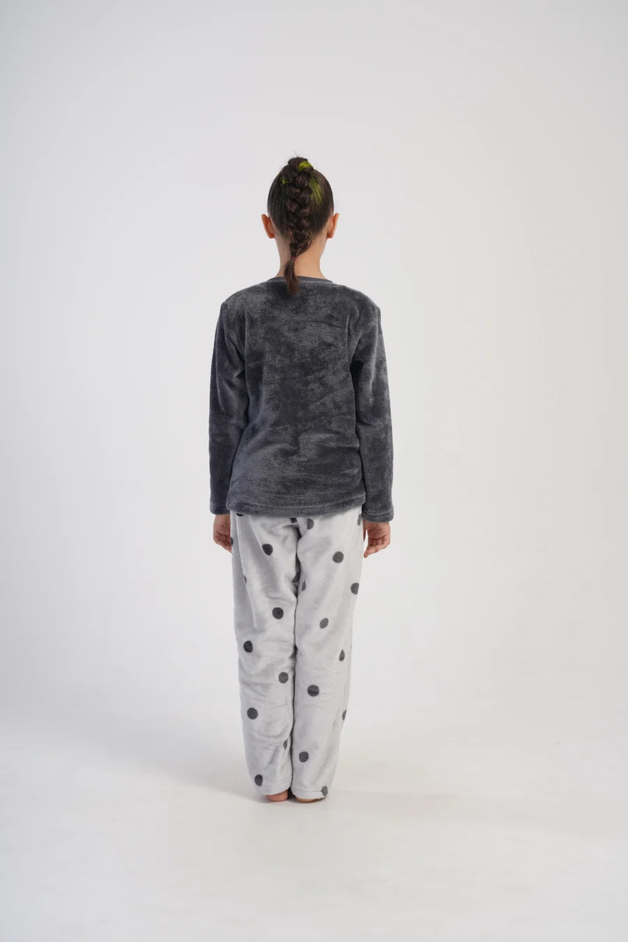 Piżama dziewczęca Vienetta Cute Cats, Szara, r. 128-164