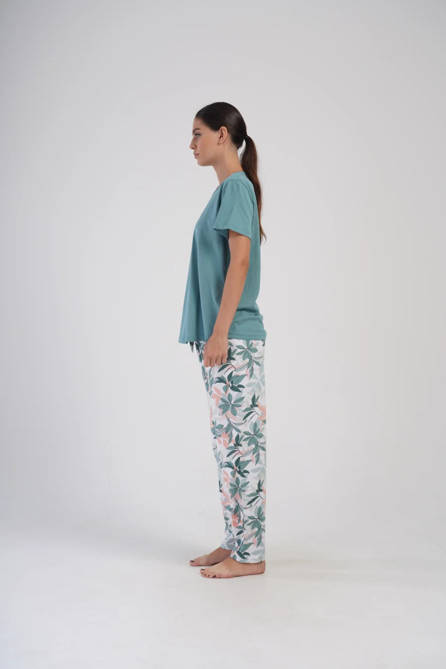 Piżama Damska Vienetta Forever, Zielony, r. 5XL-7XL