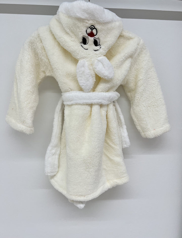 Szlafrok Dziewczęcy Honey Bunny Light Ecru, beżowy, r. 110-134