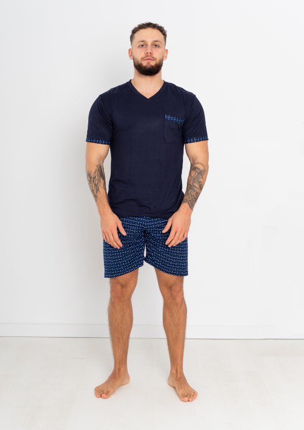 Piżama Męska Dreams, Granatowy, r. M-XXXL