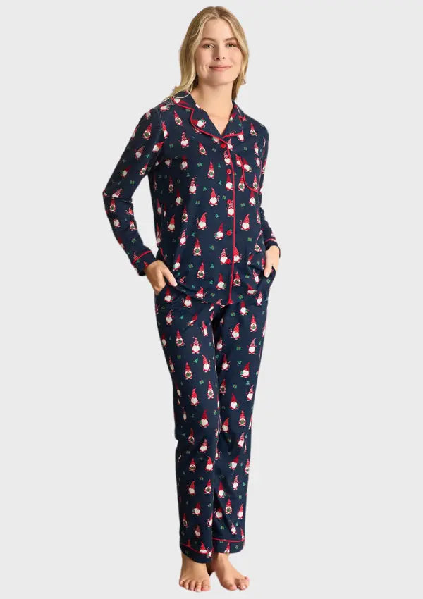 Piżama Damska Santa, Granatowy, r. M- XXL