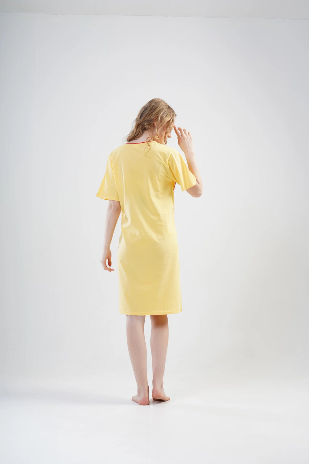 Koszula do Karmienia Vienetta Winter Kitty MAMA, Żółta, r. S-XL