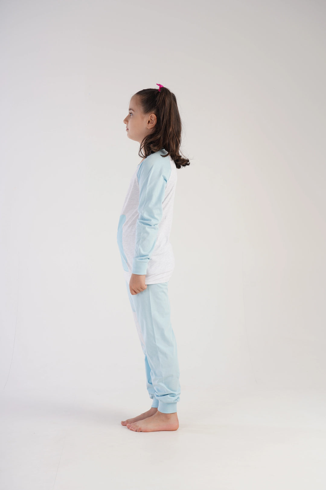 Piżama dziewczęca Vienetta Polar Bear Bedtime, szaro-niebieska, r. 134-164 image 4