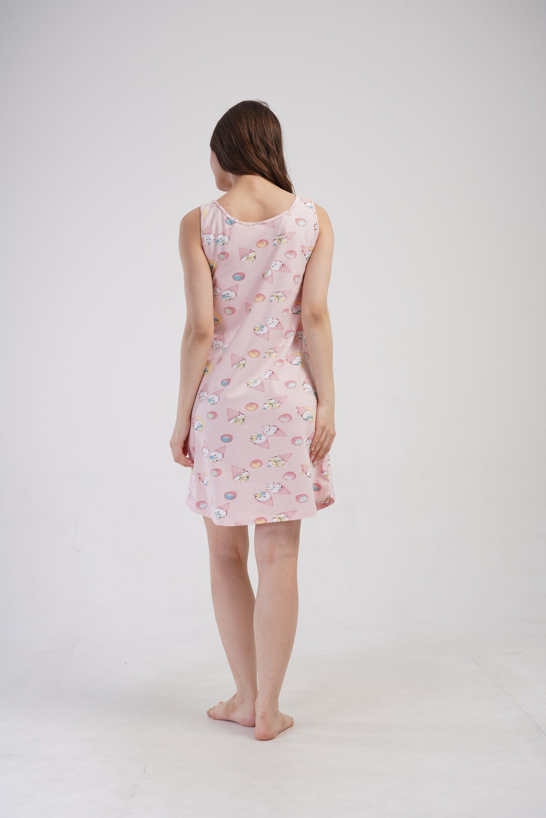 Koszula Nocna Vienetta Pink Dreams, Różowy, r. S-XL