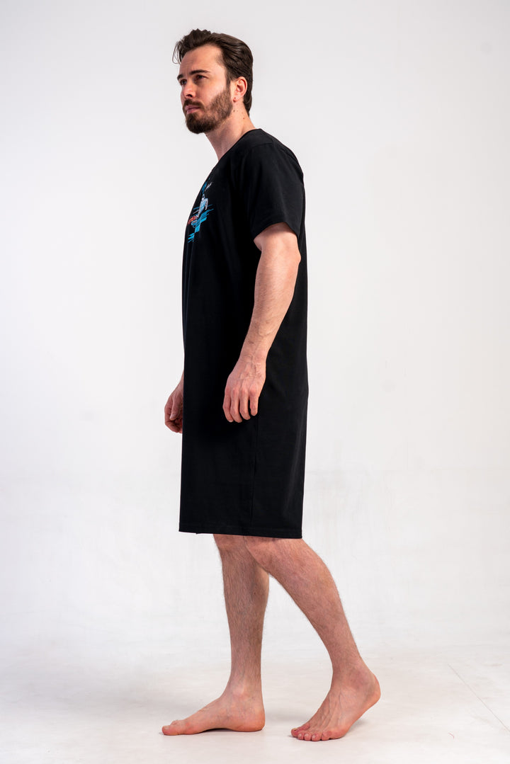 Koszula męska Vienetta Fast Car, Czarny, r. M-XXXL