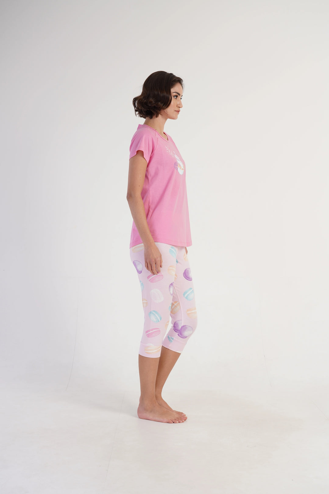 Piżama Damska Vienetta Best Friend Kitty, Różowy, r. S-XL image 3