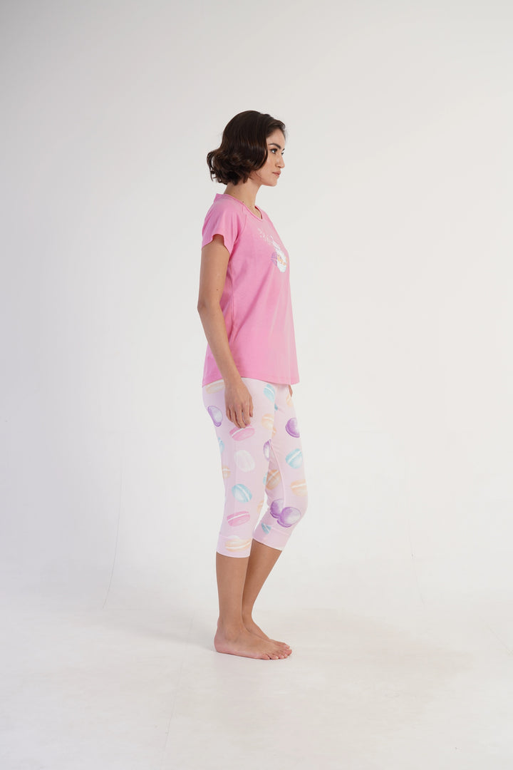 Piżama Damska Vienetta Best Friend Kitty, Różowy, r. S-XL image 3