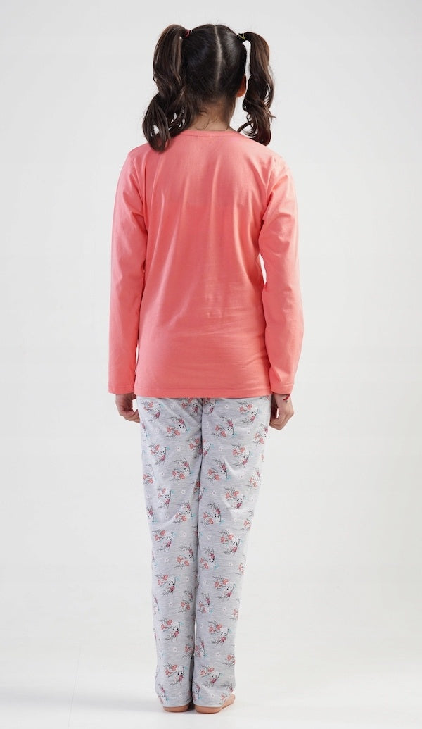 Piżama Dziewczęca Vienetta, I Love You, Różowa, r. 134-164 image 4