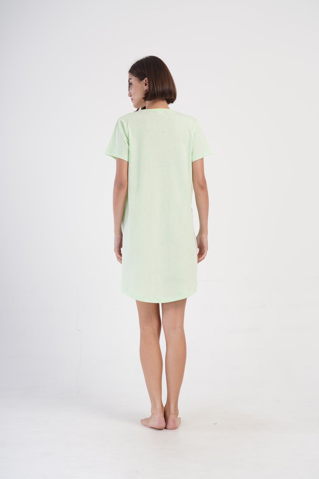 Koszula Nocna Vienetta Cute Frogs, Zielony, r. S-XL