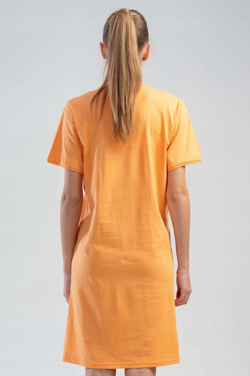 Koszula Nocna do Karmienia Vienetta, Very Soft, Pomarńczowy, r. M-XXL