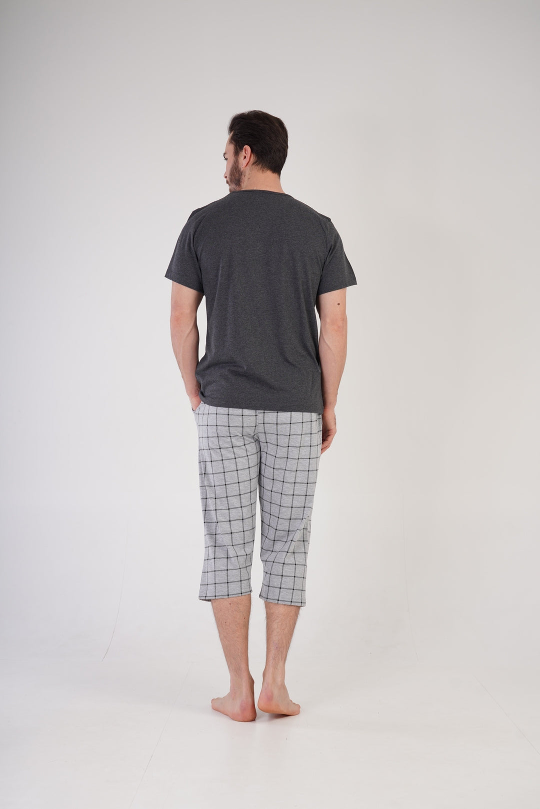 Piżama Męska Vienetta, 0% Interest, Szara, r. 1XL-4XL image 3