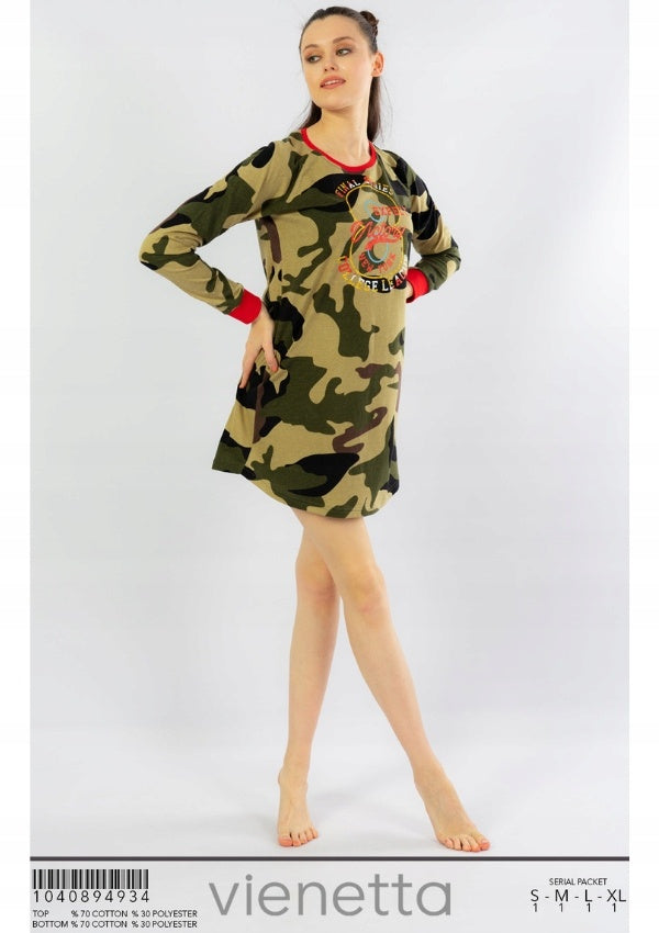 Koszula Nocna Vienetta, College League, Moro, r. S-XL