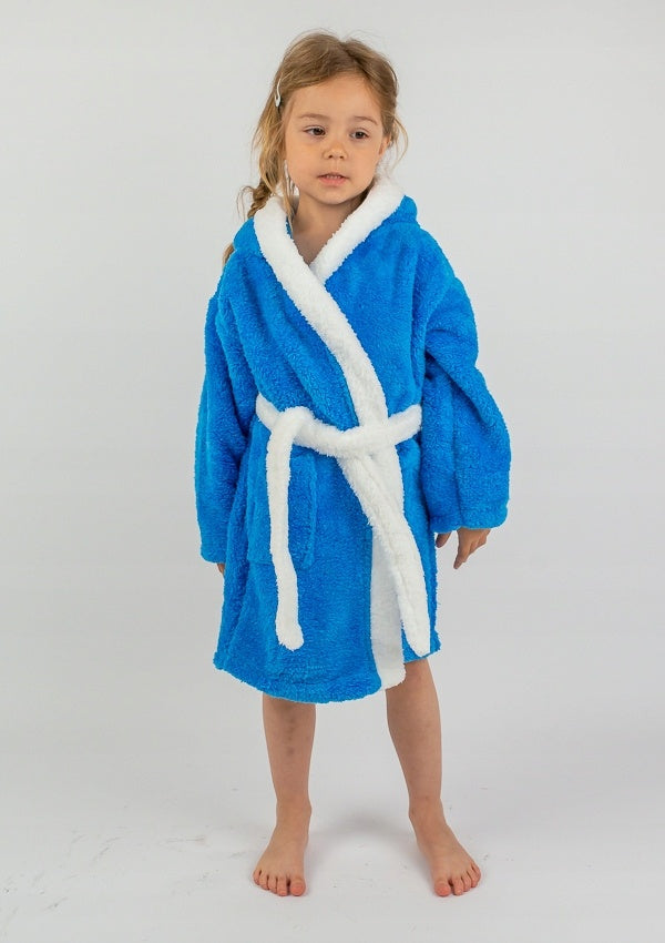 Szlafrok Dziecięcy Honey Bunny Navy, granatowy, r. 110-134 image 2