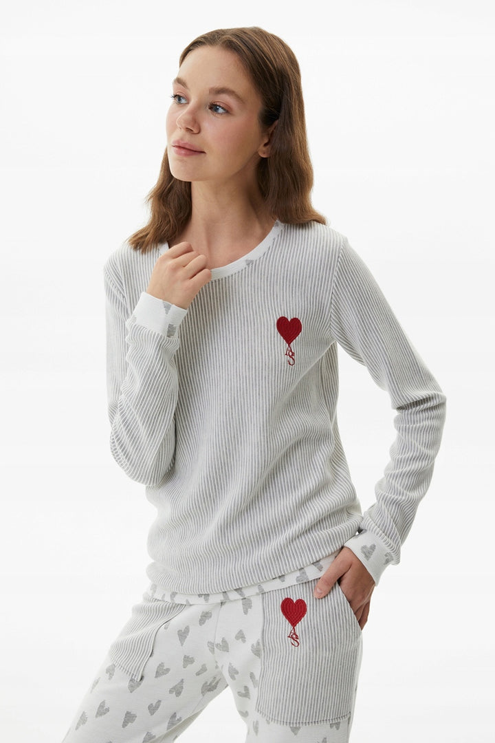 Piżama Damska wiskozowa CozyNes, Biały, S-XL image 1