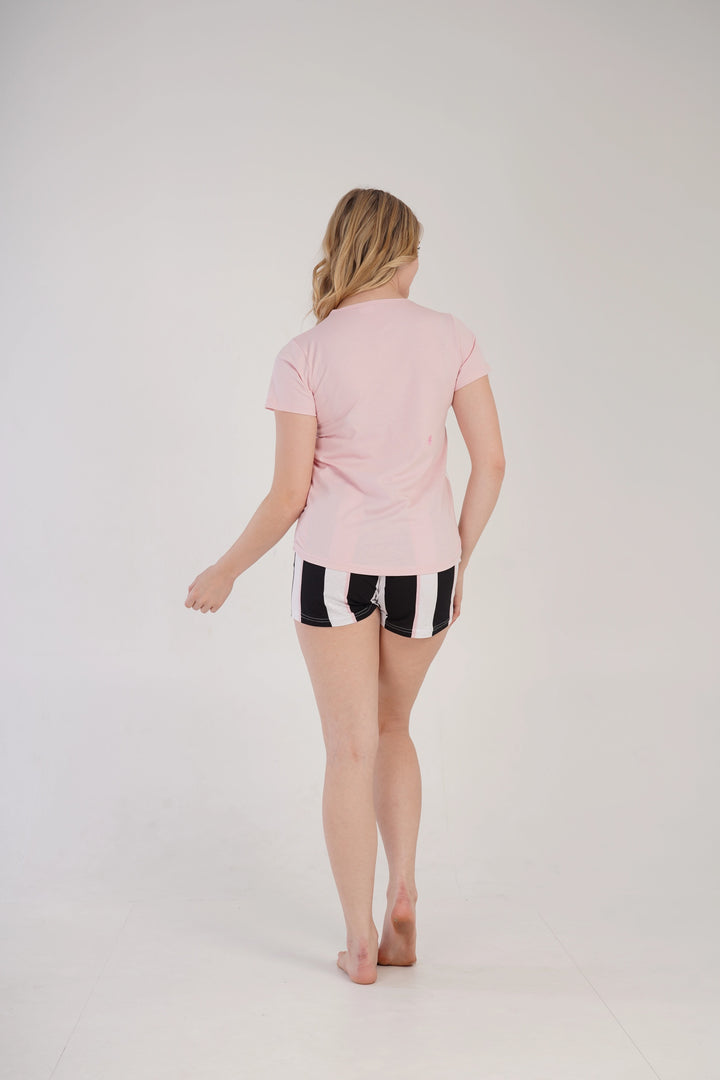 Piżama Damska Vienetta Playful Panda Pink, różowa, r. S-XL image 1