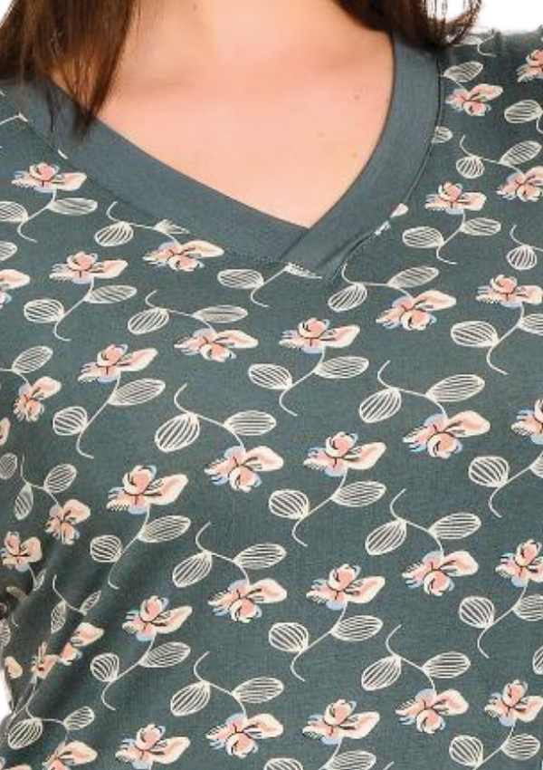 Koszula Nocna Botanic Calm, Zielony, r. M - 3XL image 2