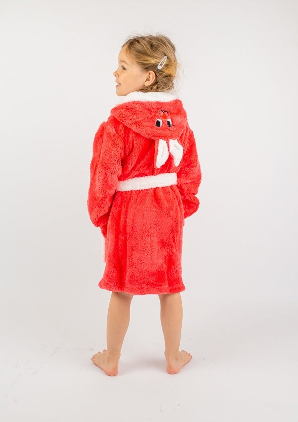 Szlafrok Dziecięcy Honey Bunny Coral, koralowy, r. 110-134